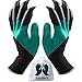 NNBB Garden Gloves with Fingertips Claws Quick– Great for Digging Weeding Seeding Poking -Safe for Rose Pruning Best Gardening Tool Best Gift for Gardeners (Double Claw)