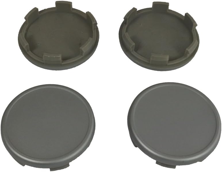 4 * 55mm - 59mm Primer Grey Alloy Wheel Centre Caps MINI OZ FOX KONIG RIPSPEED