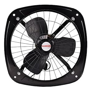 Sameer 230mm Anti-Rust Ventilation Exhaust Fan 9 Inch (Black)