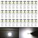 AMAZENAR 30-Pack White Replacement Stock #: 194 T10 168 2825 W5W 175 158 Bulb 5050 5 SMD LED Light,12V Car Interior Lighting for Map Dome Lamp Courtesy Trunk License Plate Dashboard Parking Lights primary