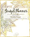 Budget Planner | Home Finance Journal: Mandala Designs | DIY Monthly Bill Payment Organizer | Goal Tracking (Full Color) non-Dated (lovemyhappyvibes planners) by lovemyhappyvibes .com