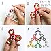 Tri Fidget Hand Spinner/Ultra Fast Bearings/Toy Great Gift- Perfect For Relieving Stress, Anxiety and Killing Time. (Red)