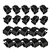 SuperMMark 20 Pieces Regular Fishing Rod Storage Clips, Fishing Pole Holder Clip Storage Rack, 2 Style & 10pcs Each Style - Big for Hold Handle, Small for Hold Your Pole