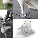 Andux Clear High Heel Protectors One Size Heel Stoppers for Wedding Mates Bridesmaid/GGXT-01 (10 Pairs)