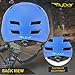 Flybar Bike Helmet- Multi Sport Dual Certified Adjustable Dial, Skateboard Helmet, Roller Skating, Pogo, Electric Scooter, Snowboard, Boys and Girls Kids- Adults Helmets (Blue,M-L)