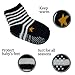 12 Pairs Baby's Cute Warm Cotton Socks (Anti-slip 1 to 3 Years Old), Lystaii Soft Anti Slip Grip Ankle Socks for 12-36 Month Kids Infant Toddler Walker Multiple Color Navy Style Striped Non Skid