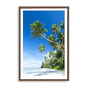 Framed Canvas Wall Art for Living Room, Bedroom Beautiful Beach Canvas Prints for Modern Home Decoration Ready to Hang - 16"x24" inches