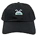 Back to The Future Hat Cap Dad Hats Marty's 80s Delorean Time Travel Machine (Black)