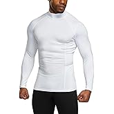 TSLA Men's Thermal Long Sleeve Compression Shirts, Mock/Turtleneck Winter Sports Running Base Layer Top
