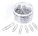 Paper Clips, 700 Pieces Office Clips for School Personal Document Organizing, Assorte 3 Sizes(Small 28mm, Medium 33mm and Large 50mm Size), Silver