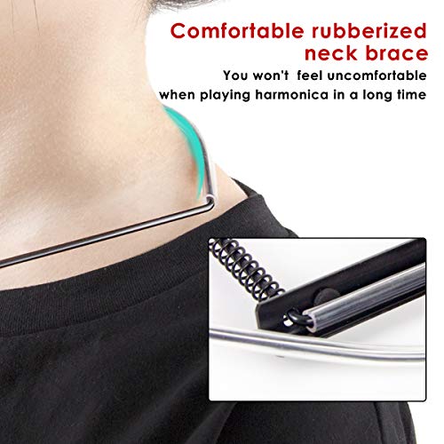 Harmonica Neck Rack Mount Holder Stand Adjustable Suitable For