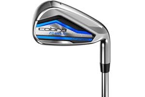 Cobra Golf 2020 F Max Iron Set Black-Blue (Men's, Right Hand, Reg Flex, 5-GW)