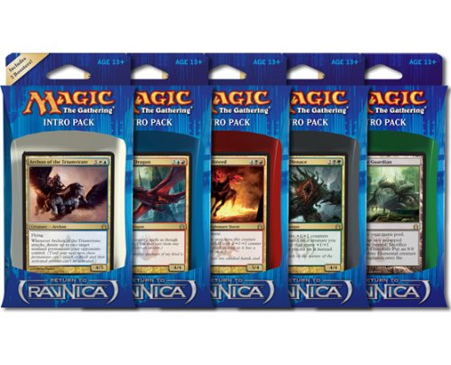 MTG Magic Return to Ravnica RTR Intro Pack Deck Set of 5