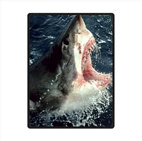 personalized shark blanket