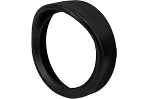 HCmotorku Motorcycle 7 Inch Headlight Trim Ring Visor Style Fit for Harley Touring Road King Street Glide Electra Glide Softa