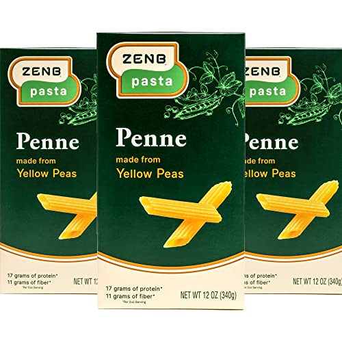 ZENB Plant Based Penne Pasta Made From 100 Yellow Peas, Gluten Free