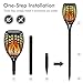 OxyLED Solar Torch Lights Outdoor, 4-Pack Solar-Powered Garden Pathway Light with Realistic Dancing Flames, Waterproof Garden Decorations Landscape Pathway Path Lighting with Auto On/Off Dusk to Dawn