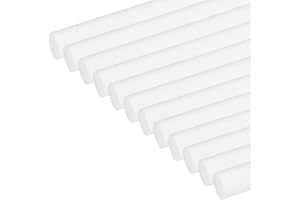 PATIKIL Backer Rod 15/16 in x 3.3 Ft, 12 Pcs Foam Rod Caulk Saver Expansion Joint Filler Rope Weather Strip Foam Noodle for Gaps Concrete Crack Filling DIY Craft (23mm Dia), White