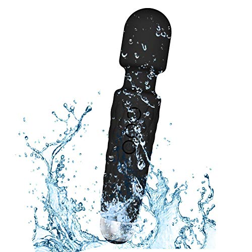 Wand Massager for Body Massage-Mini, Quiet, Waterproof-8 Powerful Speeds - 20 Modes - Great for Therapeutic Muscle Aches and Sports Recovery-Relaxation - Thumbnail 7