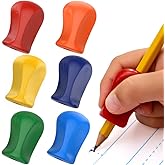 The Pencil Grip Original Pencil Grippers 6 Pcs, Improves Kids Handwriting, Ergonomic Pen Holder for Righties & Lefties, Ideal