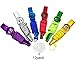 Fartime 6Pcs Metal Kazoos With Lanyards,With 20Pcs Kazoo Flute Diaphragms，Musical Instruments,Good Gift for Kids,A Good Companion for Ukulele, Violin, Guitar,Piano Keyboard.