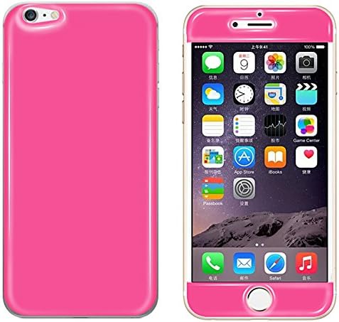 Seeme Ultra-thin Soft Gel Gloss Skin Fit Case Cover for Apple Iphone 6 Plus (5.5) Front - Back Protectio (Pink)