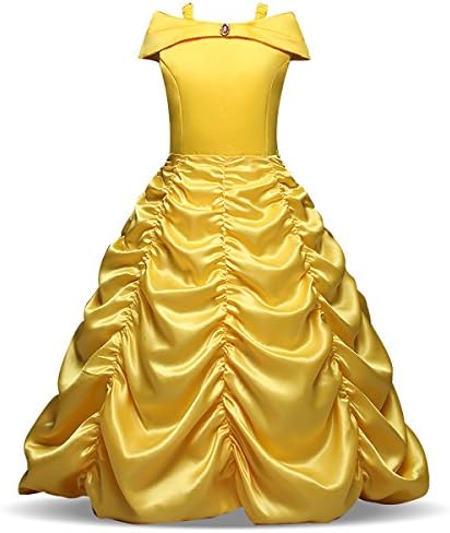 Girls Costumes Princess Dress Layered Off Shoulder Dress up for Party Halloween