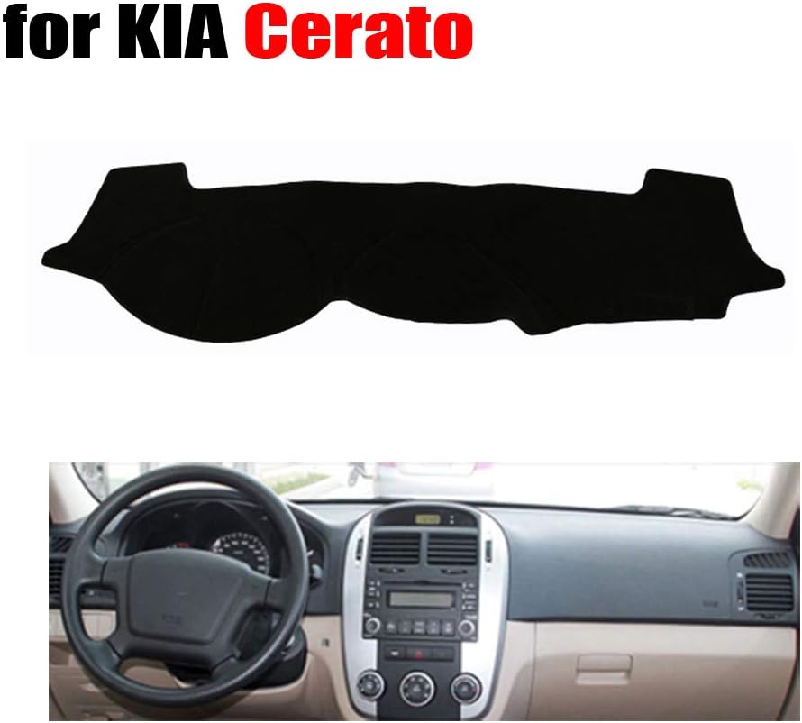 HCDSYSN Car dashboard cover mat,For KIA Cerato 2006 2015 years Left hand drive