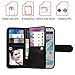 xhorizon Premium Leather Folio Case[Wallet Function] [Magnetic Detachable] Fashion Wristlet Lanyard Hand Strap Purse Multiple Card Slots Cash Compartment Pocket for Samsung Galaxy Note 2/II (N7100)
