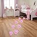 jollylife 24PCS Easter Bunny Paw Prints Home Floor Clings Decals Stickers-Party Decorations Ornaments