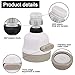 Faucet Sprayer, 2PCS Energy Saving Faucet Splash Nozzle Filter Aeration Diffuser Adapter Kitchen Bathroom Diffuser Third Gear Adjustable For Kitchen Bathroom