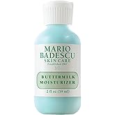 Mario Badescu Buttermilk Face Moisturizer for Women and Men, Ideal Facial Moisturizer for Combination or Dry Skin, Lactic Acid and Thyme Extract-Infused Moisturizer Face Cream, 2 Fl Oz