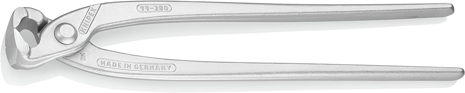 KNIPEX Concreters' Nipper (Concreter's Nippers or Fixer's Nippers) Zinc Plated 280 mm, 99 04 280 EAN