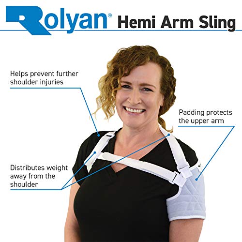 Rolyan Original Hemi Arm Sling, Left Arm, Medium, Regular, Comfortable
