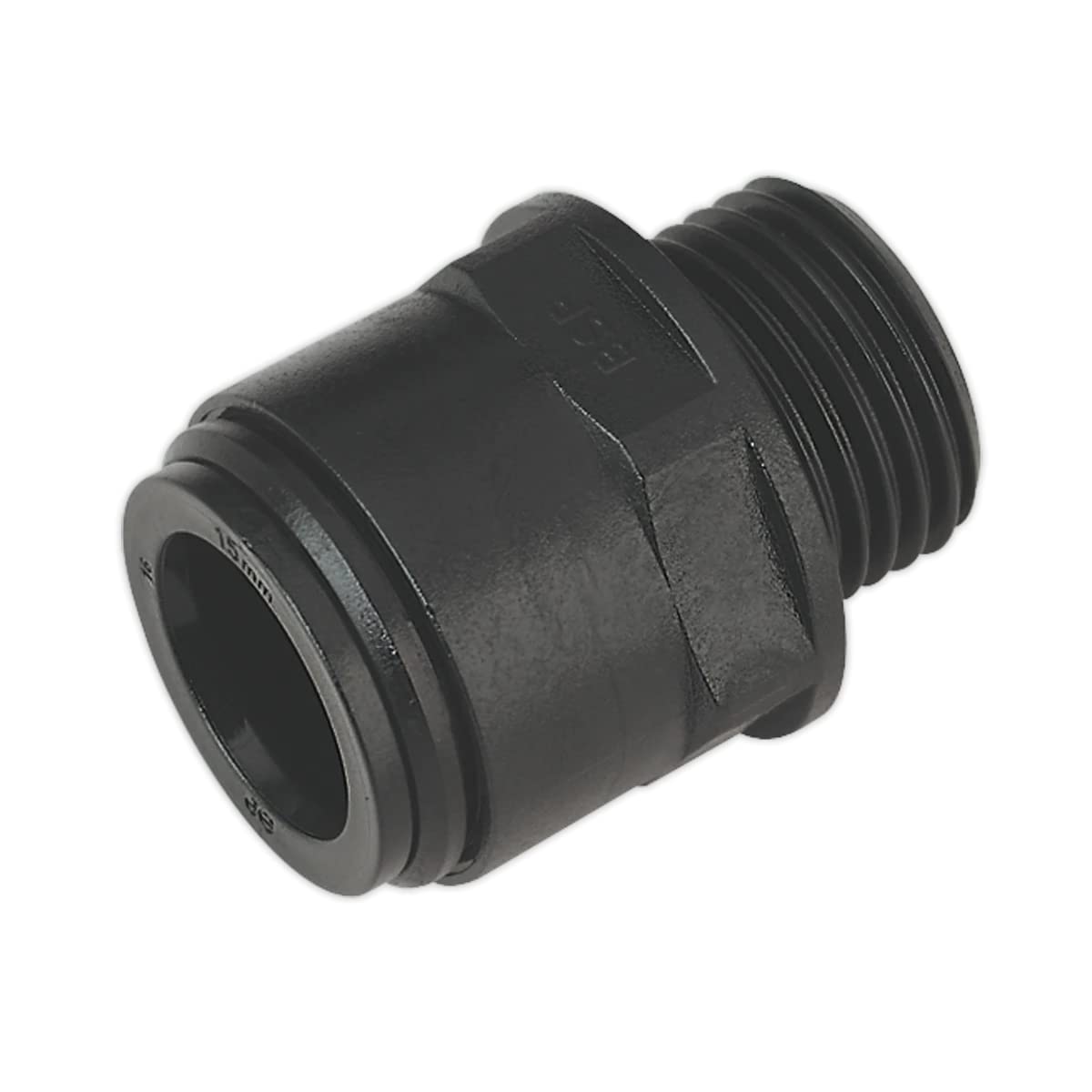 Sealey CAS15SA 15mm Straight Adaptor 1/2"BSP - Pack of 2
