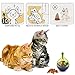 Interactive Pets Food Dispenser Chew Toys,Tumbler IQ Treat Ball,Smarter Interactive IQ Treat Ball Cat DogToy For Cat and Small Medium Large Dogs