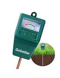 Medidor de humedad del suelo, kit de pruebas de suelo para jardines, sensor de humedad del suelo medidor de prueba larga, medidor de humedad para plantas flores verduras yardas césped