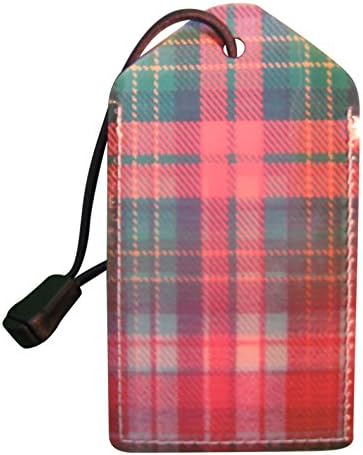 The Best Luggage Tags Scotch Plaid