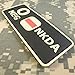 LEGEEON Glow Dark O NEG Blood Type NKDA Combat Tactical PVC Rubber 3D GITD Touch Fastener Patch