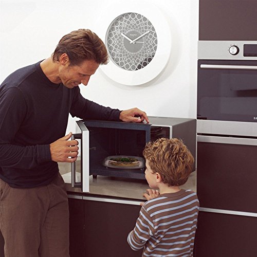 Set of 5 Microwave Plate Cover/Dish Covers - Mixed Sizes -Dishwasher Safe, prevent food splatter cover, hover Magnetic suction function and safe convenient with steam vent