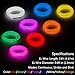 ZITRADES EL Wire Neon Lights White 15ft, Portable Neon Glowing Wire with Battery Pack for Parties, Halloween, Blacklight Run, DIY Decoration (15ft, White)