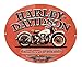 Harley-Davidson Embossed Timeless Vintage Motorcycle Tin Sign, Orange 2010781 15.75