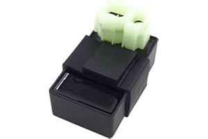 ELIFEPARTS 6 Pin AC CDI Box Compatible with Gy6 49cc 50cc 90cc 125cc 150cc 200cc 250cc Tao Tao Kymco Jonway Vitacci Lance Cabo Scooter, many 4-stroke models of ATVs, dirt bikes, go karts, and mopeds.