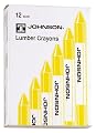 Johnson Level & Tool Lumber Crayons, Yellow, 12-Pack #3512-Y
