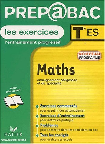 Maths, Tle ES