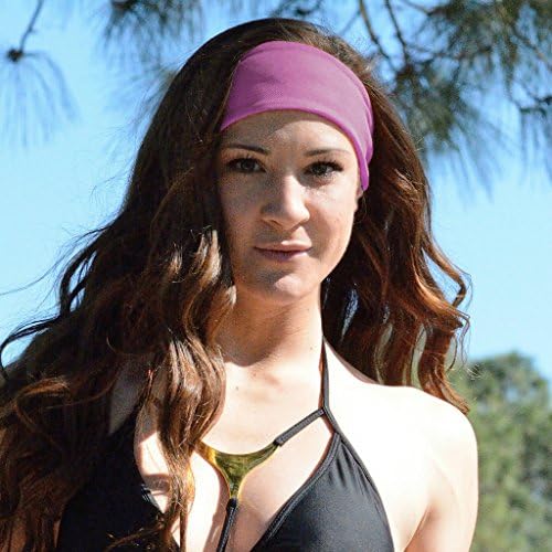High Performance Sweat-Wicking, Quick Drying Headband in Rich Orchid