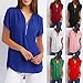 Eaktool Womens Tunic Tops Shirt Ladies Loose T-Shirt Blouse Tee Top S-5Xl