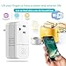 Smart Plug, VIMVIP [2 Pack] Wireless Mini Smart Plugs Outlet USB Charging Wifi Socket Compatible with Amazon Alexa, Google Home to Remote Control, Button Switch and More by IOS/Android Devices (White)