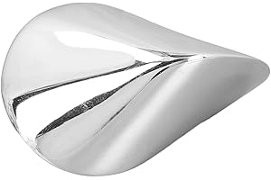 Haofy Metal Oloid Desk Toy, Hypnotic Rolling Motion for Stress Relief, Premium Stainless Steel Geometry Shape, Compact 2.5 In