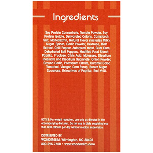 1 WonderSlim+Low+Carb+Protein+Vegetarian+Servings